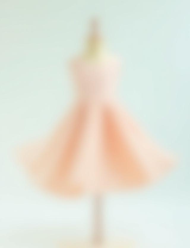 Girls' sustainable dress with twirl-friendly design