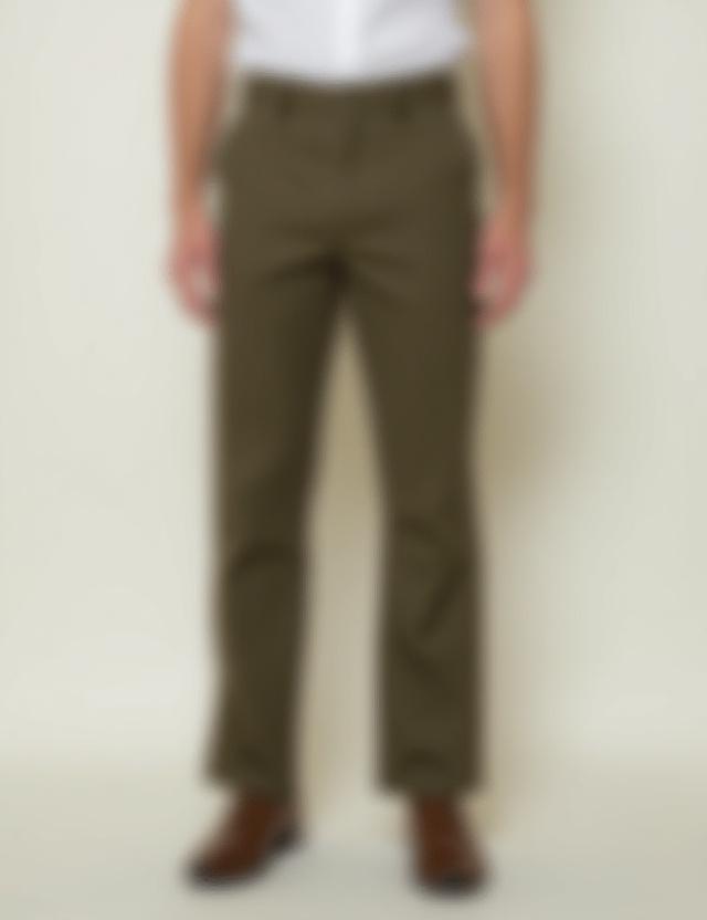 Men's versatile chinos in sustainable cotton fabric